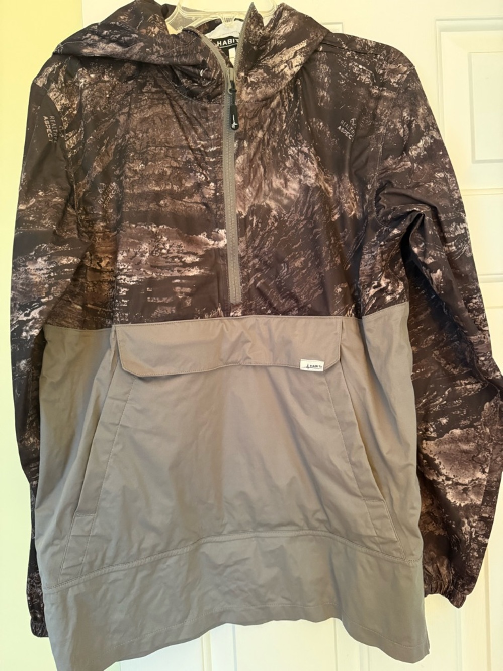 HABIT Realtree Camo Anorak Pullover - Brown/Tan